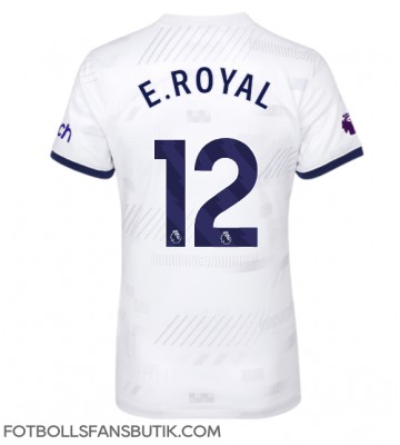 Tottenham Hotspur Emerson Royal #12 Replika Hemmatröja Damer 2023-24 Kortärmad